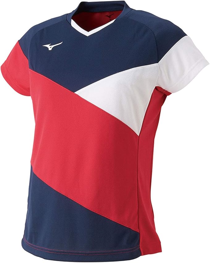 mizuno美津浓乒乓球服运动衫短袖标准动作贴合吸汗jtta82ja9204